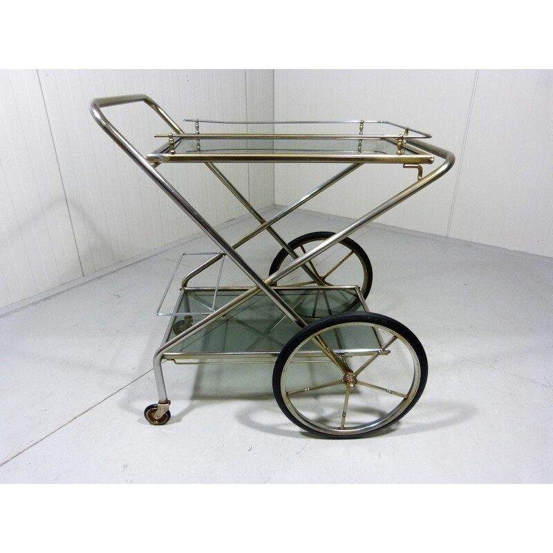 Retractable vintage Serving Trolley - 1960s