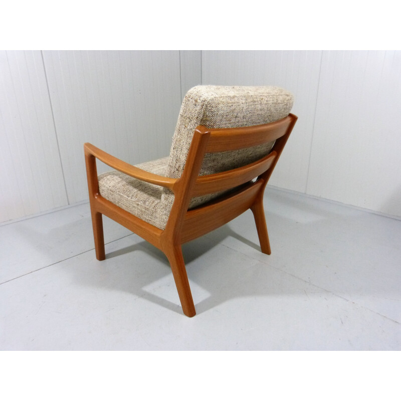 Easy Chair & Footstool Senator by Ole Wanscher - 1960s