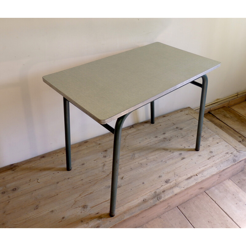 Vintage table in formica and iron - 1960s