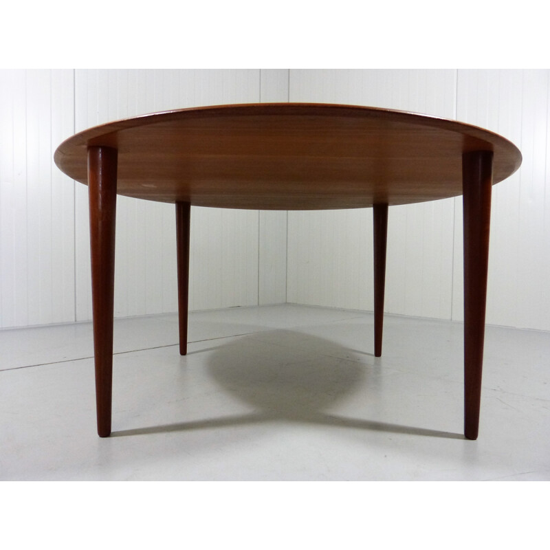Vintage coffee table in teak by Peter Hvidt & Orla Mølgaard-Nielsen - 1960s