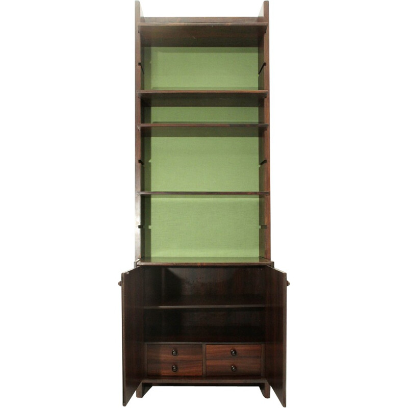 Italian rosewood wall unit - 1950s