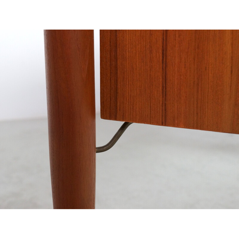 Scandinavian vintage teak desk by Gunnar Nielsen Tibergaard - 1960s