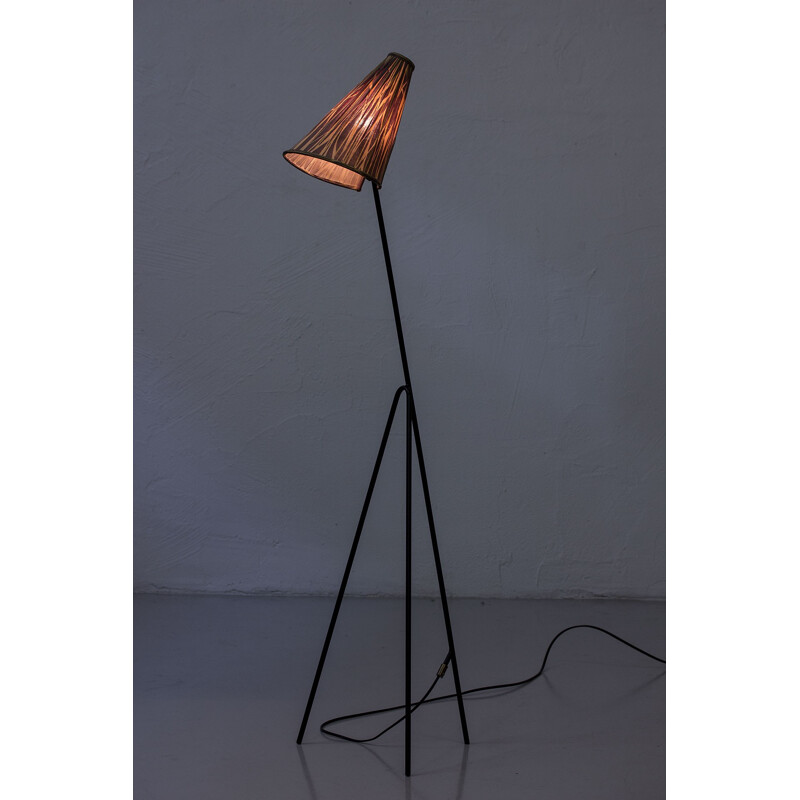 Floor Lamp by Hans Bergström for Ateljé Lyktan - 1950s