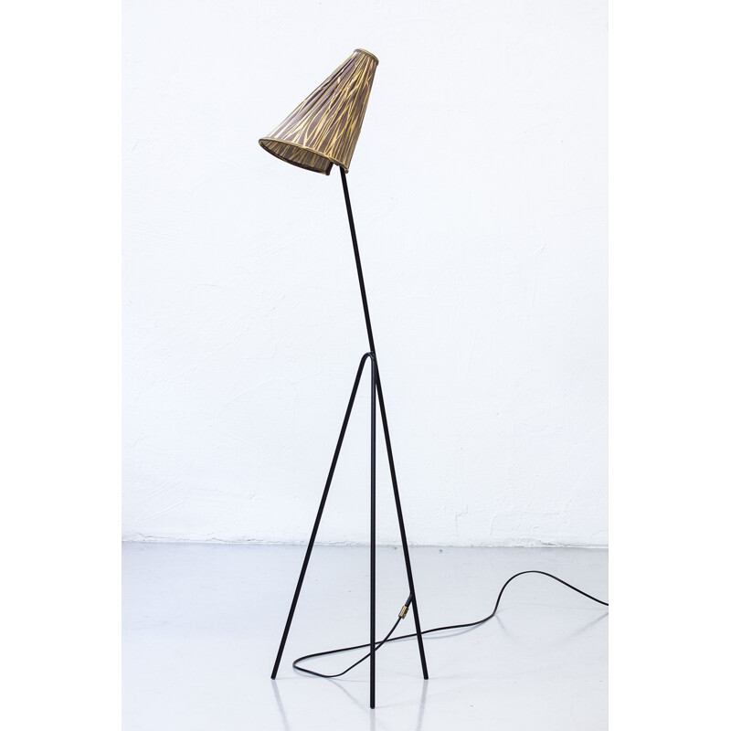 Floor Lamp by Hans Bergström for Ateljé Lyktan - 1950s