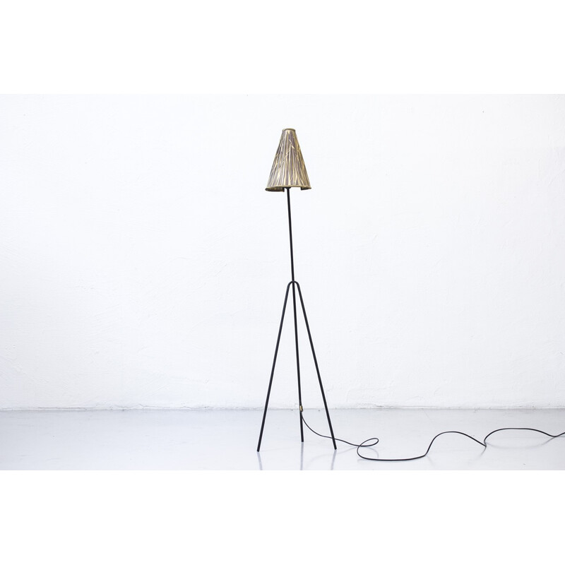 Floor Lamp by Hans Bergström for Ateljé Lyktan - 1950s