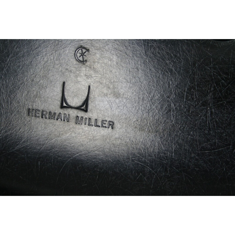 Chaise DSX black vintage de Eames pour Herman Miller - 1950