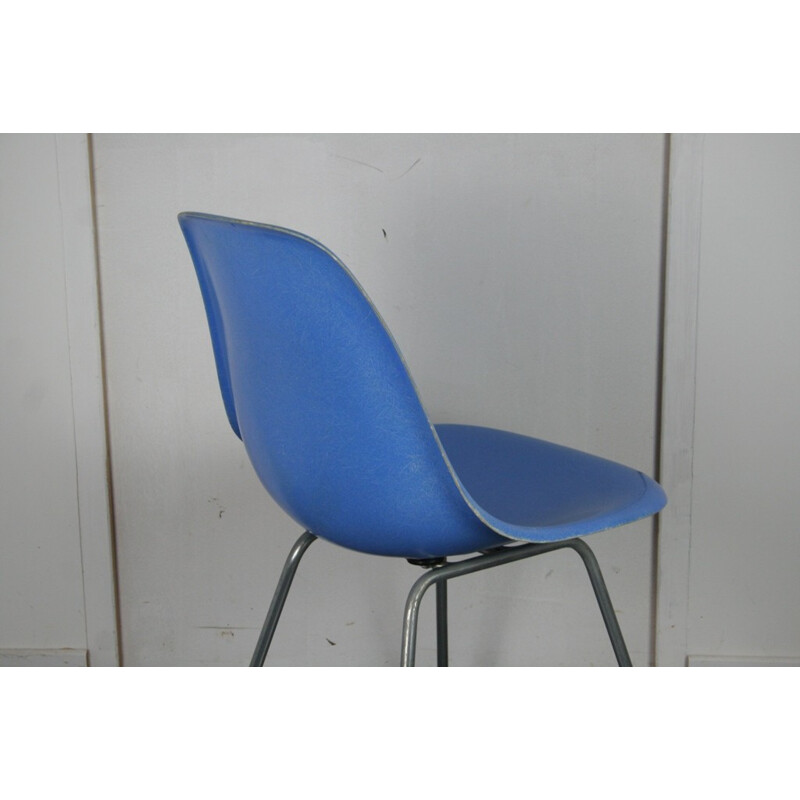 Mid-century Turquoise Blue Chair by Eames Herman Miller - 1950s