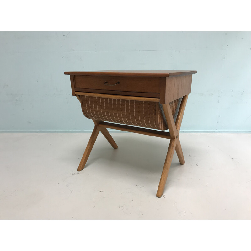 Mid-century teak sewing box by O.D.Rykken - 1960s