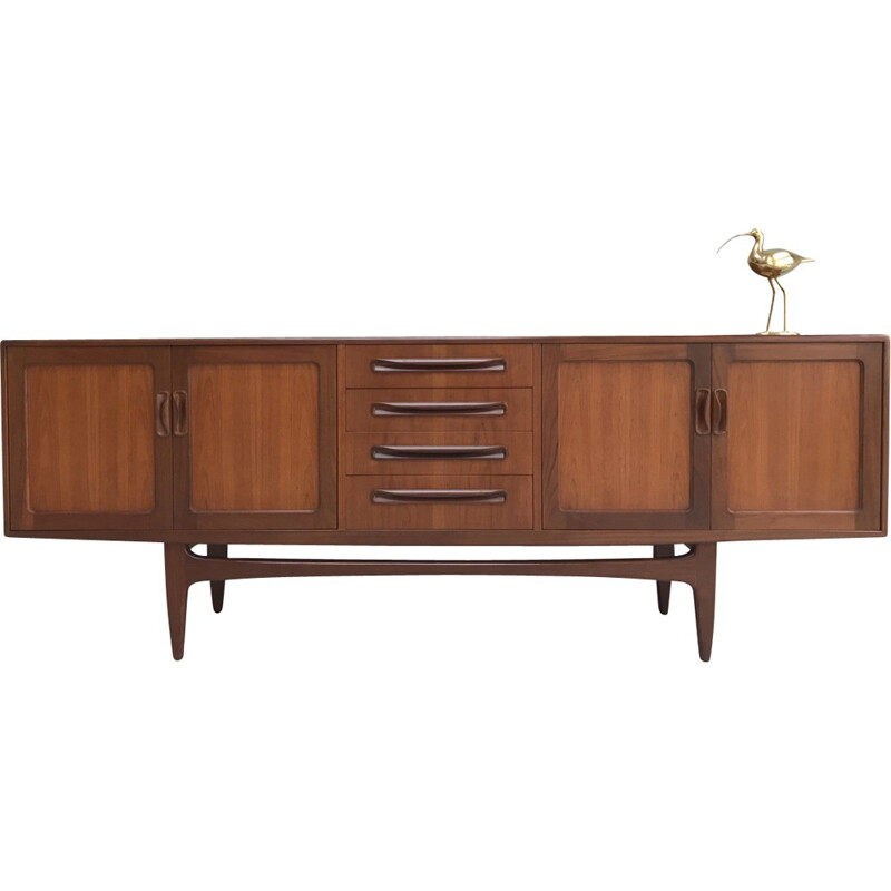 Mid-century modern teak sideboard by par V.Wilkins for G-PLan - 1960s