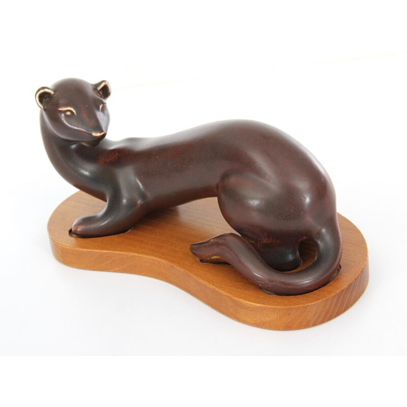 Scandinavian ceramics Ferret by Gunnar Nylund for Rorstrand - 1960s