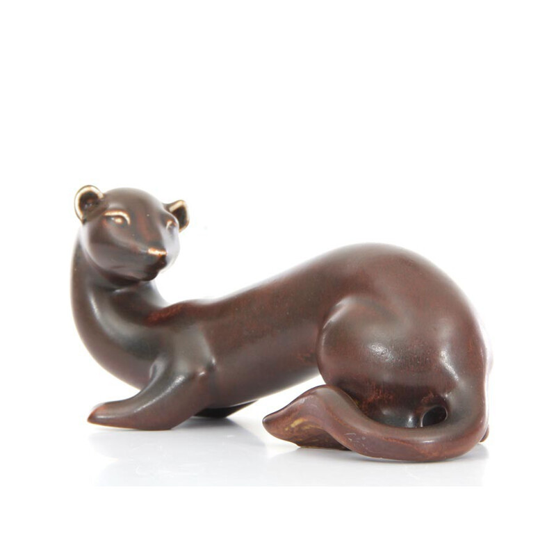 Scandinavian ceramics Ferret by Gunnar Nylund for Rorstrand - 1960s