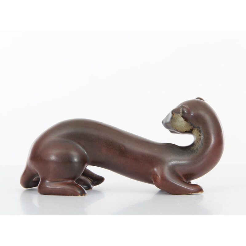 Scandinavian ceramics Ferret by Gunnar Nylund for Rorstrand - 1960s