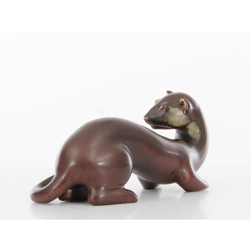 Scandinavian ceramics Ferret by Gunnar Nylund for Rorstrand - 1960s