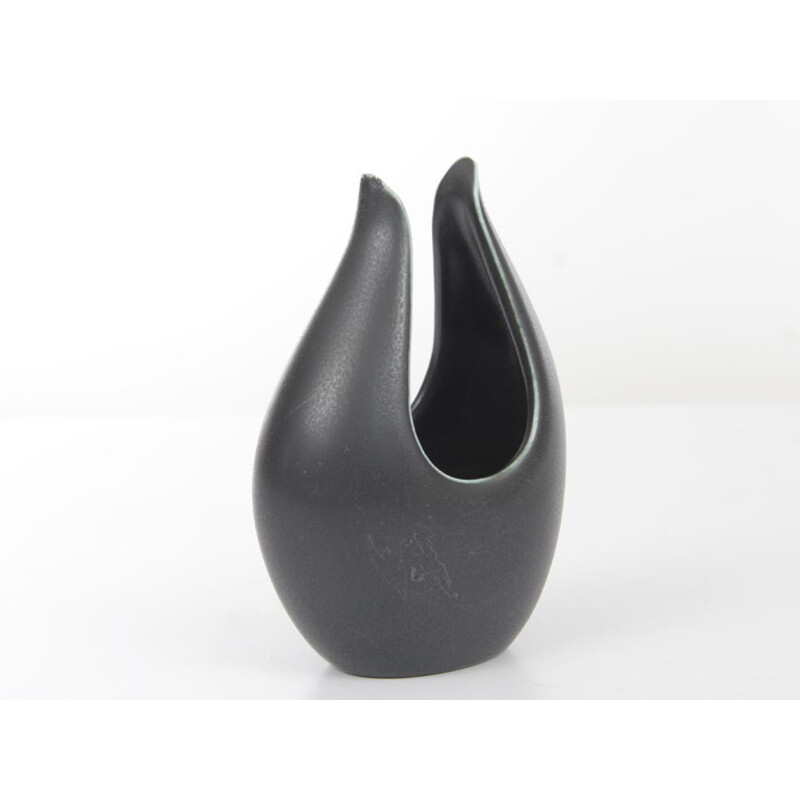 Small Scandinavian black vase, model Caolina - 1960s