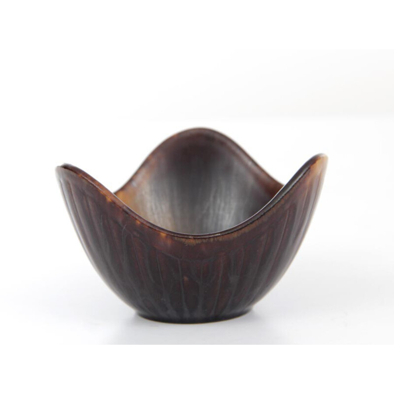 Ciotola scandinava d'epoca in ceramica di Gunnar Nylund per Rorstrand, 1960