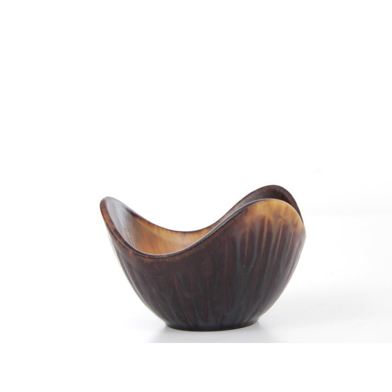 Ciotola scandinava d'epoca in ceramica di Gunnar Nylund per Rorstrand, 1960