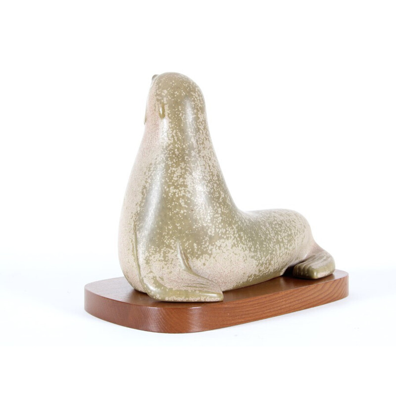 Scandinavian ceramics Vintage sea lion by Gunnar Nylund for Rörstrand, 1960