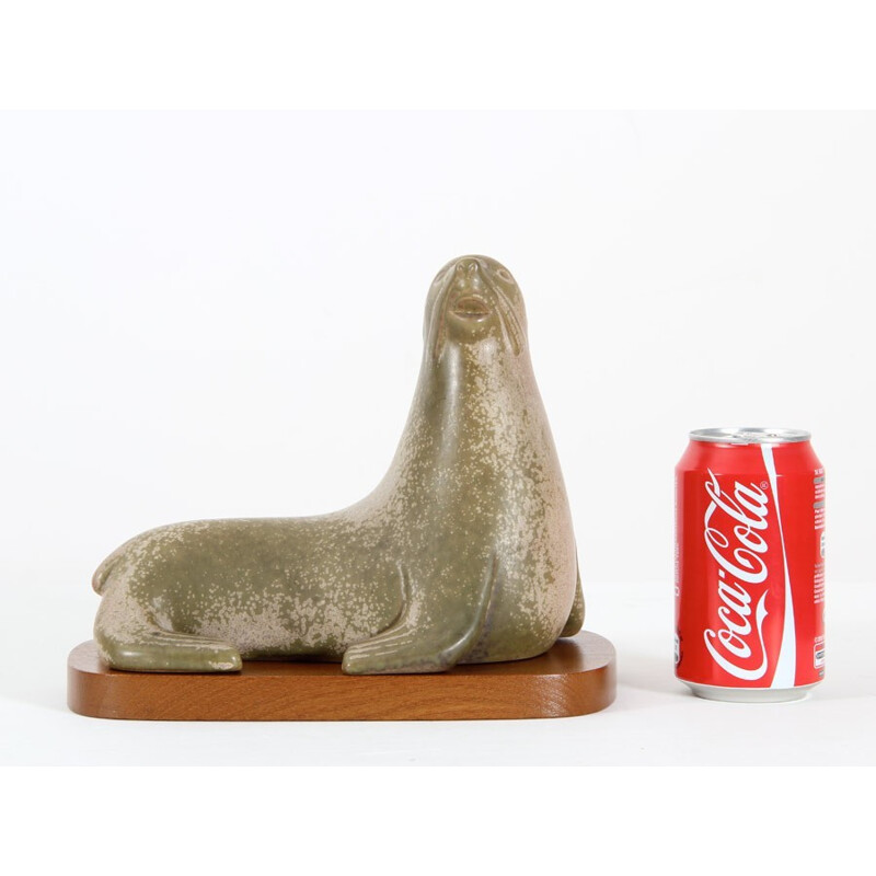 Cerâmica escandinava Vintage sea lion de Gunnar Nylund para Rörstrand, 1960