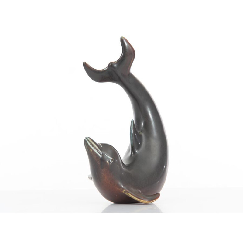 Scandinavian ceramics Dolphin by Gunnar Nylund for Rorstrand - 1950s