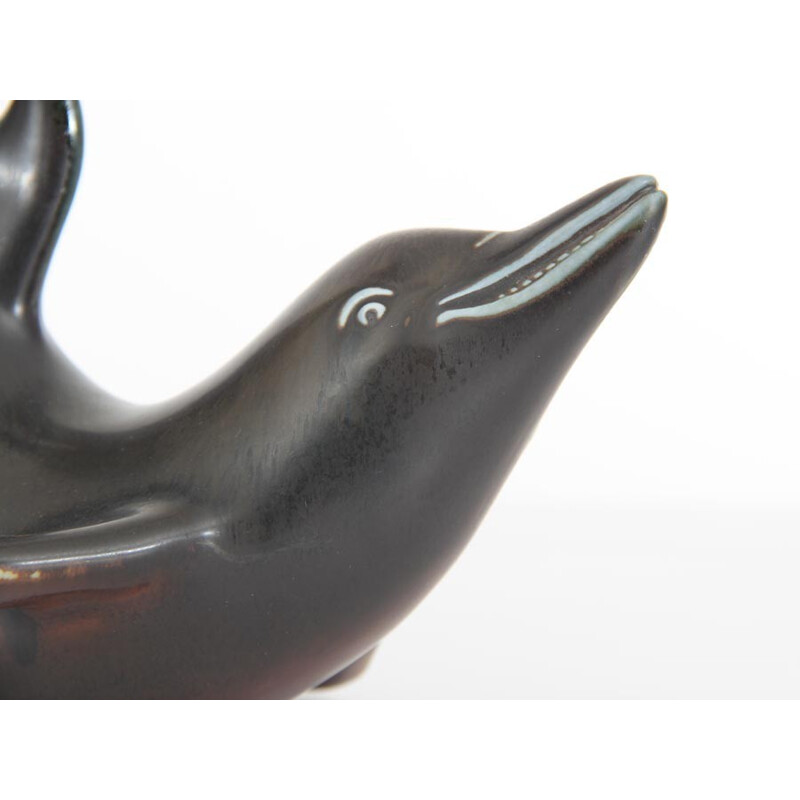 Scandinavian ceramics Dolphin by Gunnar Nylund for Rorstrand - 1950s