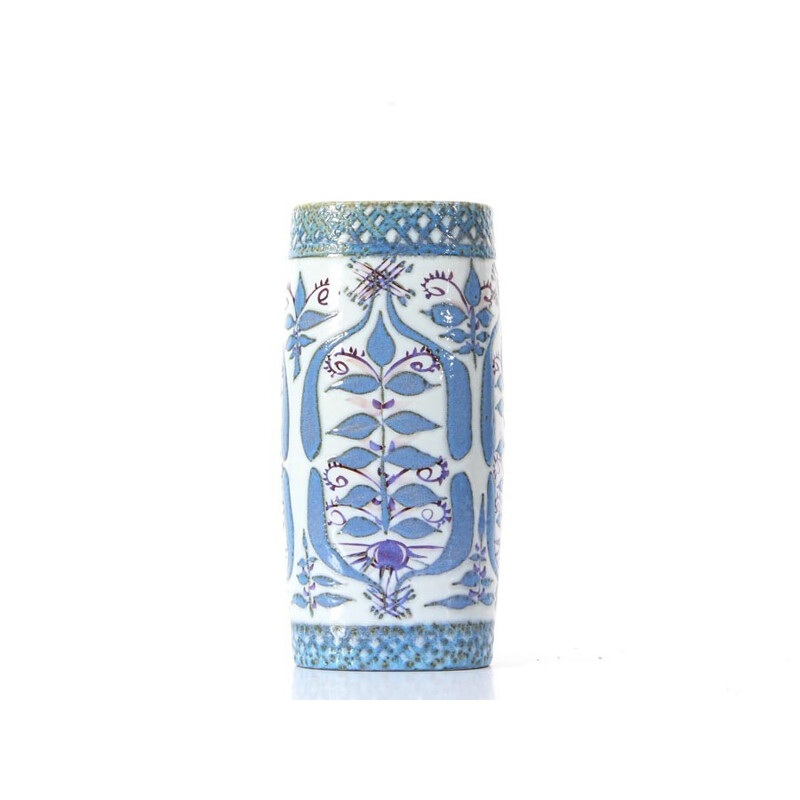 Vintage ceramic vase with Tenera pattern 4173115 for Royal Copenhagen, 1960