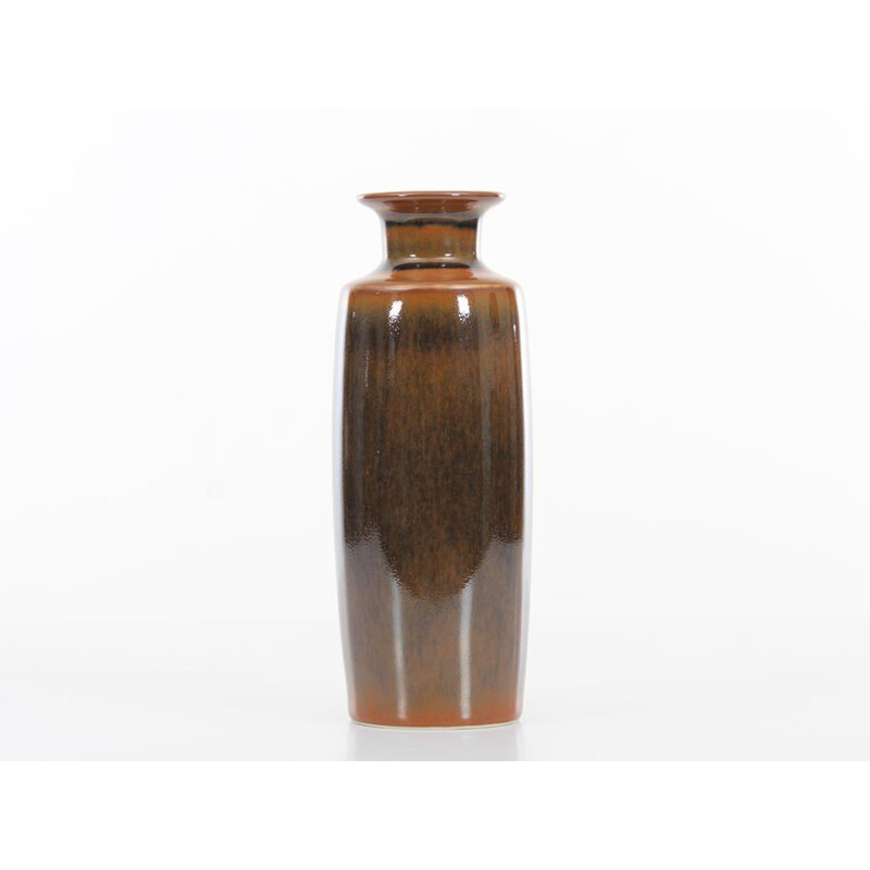 Scandinavian ceramic long vase by Carl Harry Stålhane for Rörstrand - 1960s