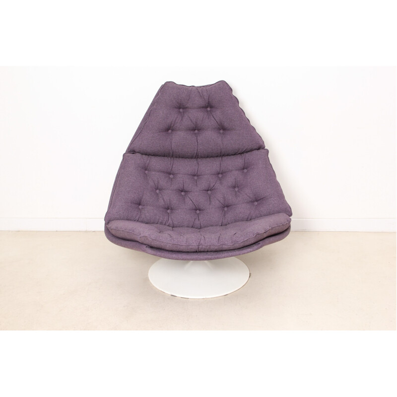Purple "F588" lounge chair, Geoffrey HARCOURT - 1960s