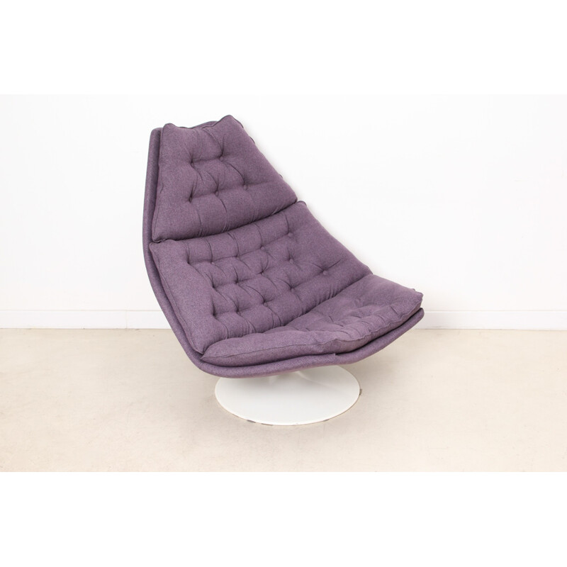 Purple "F588" lounge chair, Geoffrey HARCOURT - 1960s