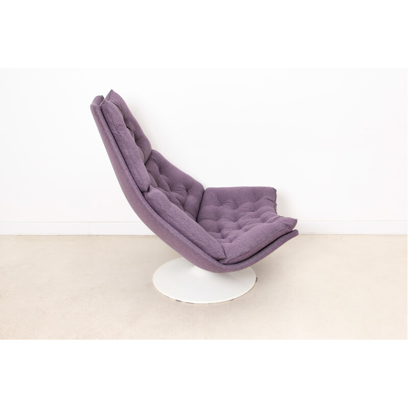 Purple "F588" lounge chair, Geoffrey HARCOURT - 1960s