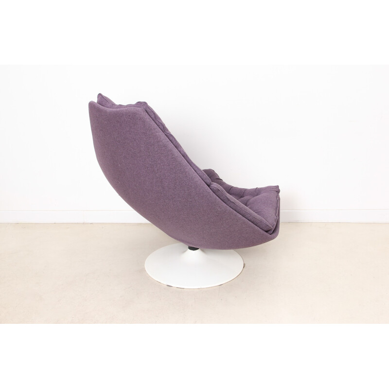 Purple "F588" lounge chair, Geoffrey HARCOURT - 1960s