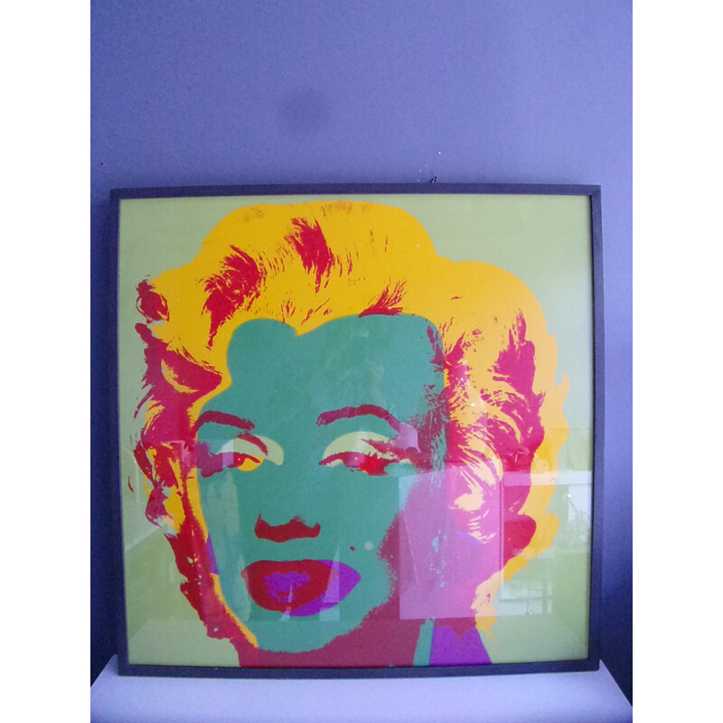 Silkscreen "Marilyn" by Andy Warhol for Sunday B Morning - 1970s