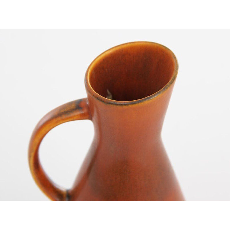 Scandinavian vintage ceramic pitcher by Gunnar Nylund for Nymölle, 1970