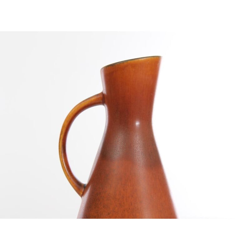 Scandinavian vintage ceramic pitcher by Gunnar Nylund for Nymölle, 1970