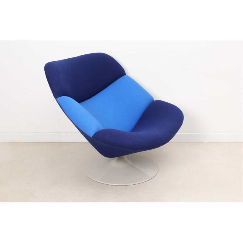 Blue "F519" lounge chair, Geoffrey HARCOURT - 1960s