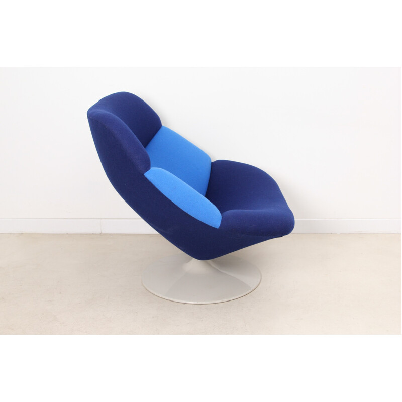 Blue "F519" lounge chair, Geoffrey HARCOURT - 1960s