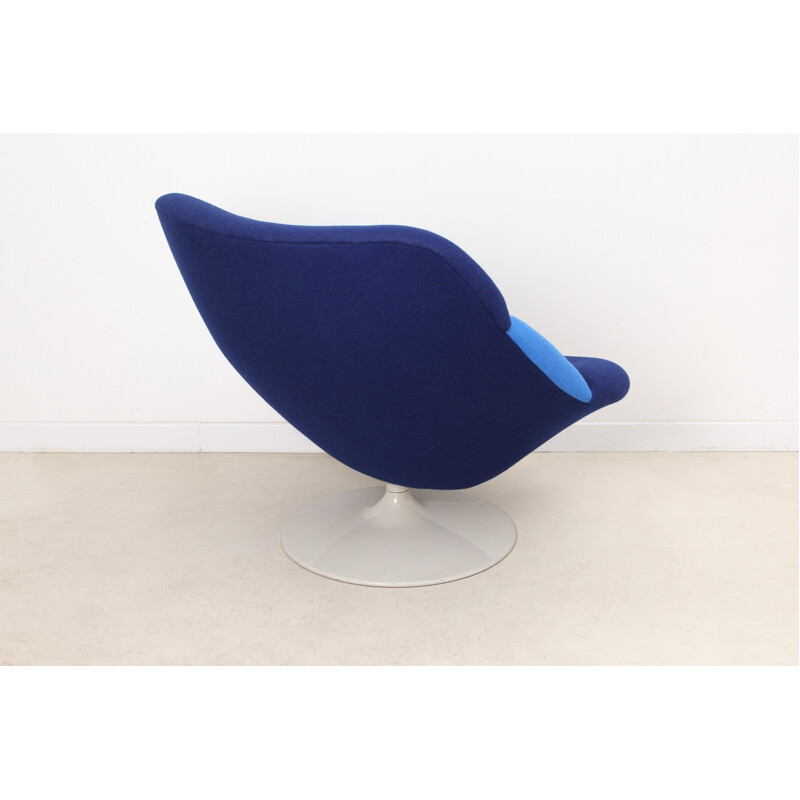 Blue "F519" lounge chair, Geoffrey HARCOURT - 1960s