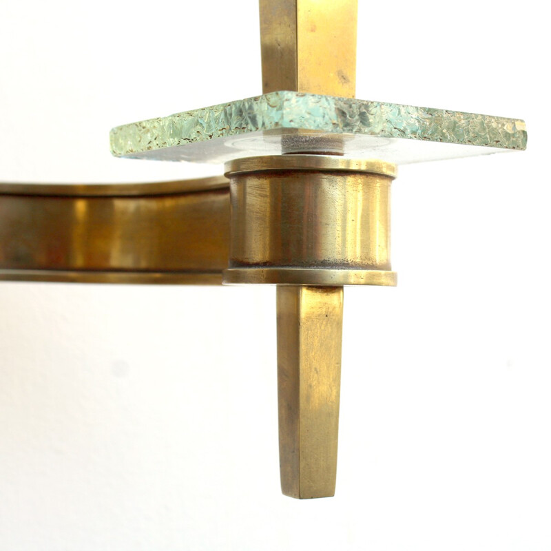 Pair of vintage bronze wall lamps  - 1940s