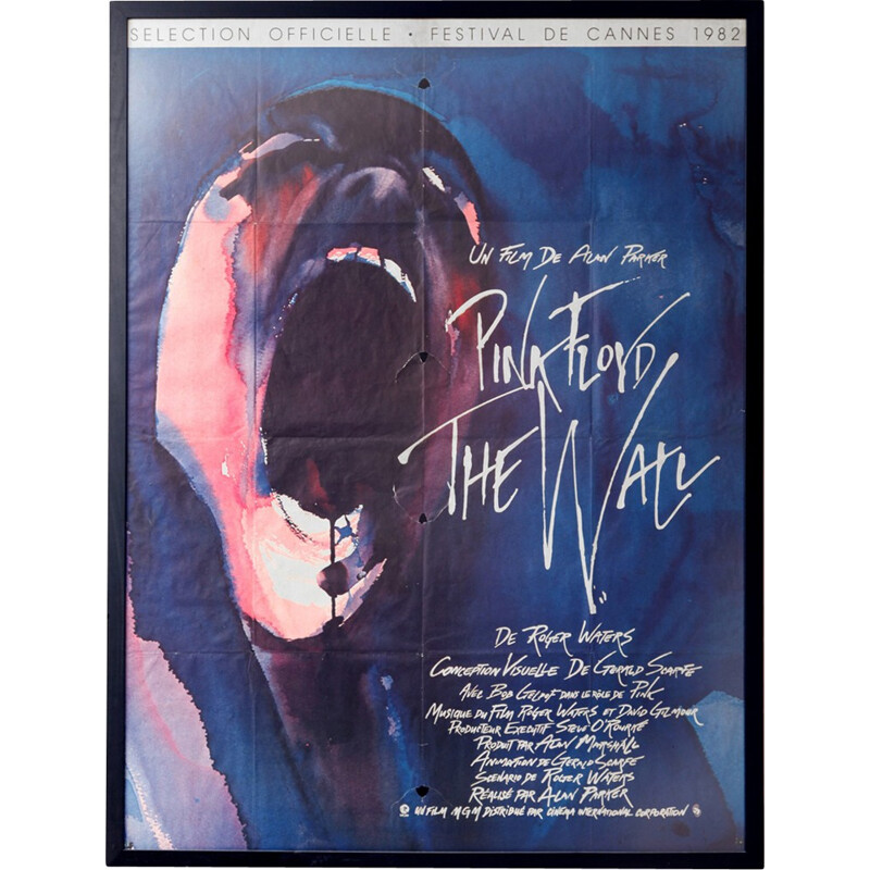 "Pink Floyd The Wall" film poster - 1982
