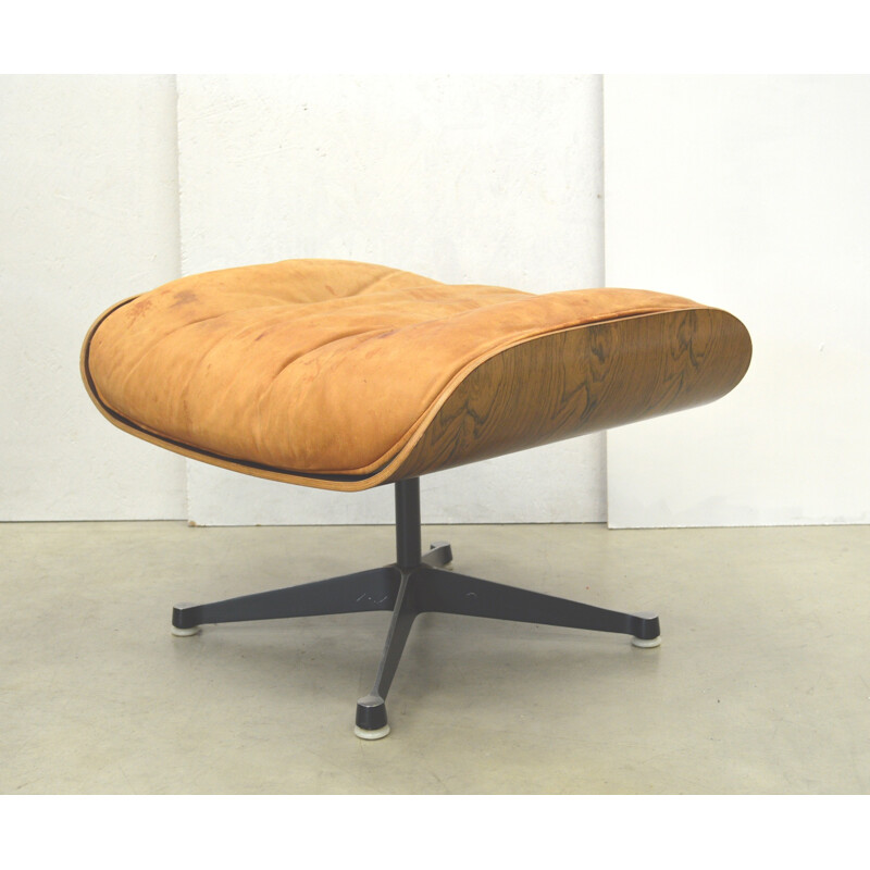 Charles Eames Cognac Lounge Chair & ottoman by Herman Miller - 1960s