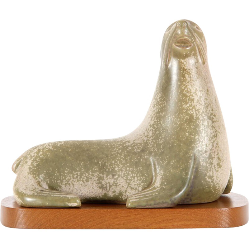 Cerámica escandinava Vintage sea lion de Gunnar Nylund para Rörstrand, 1960