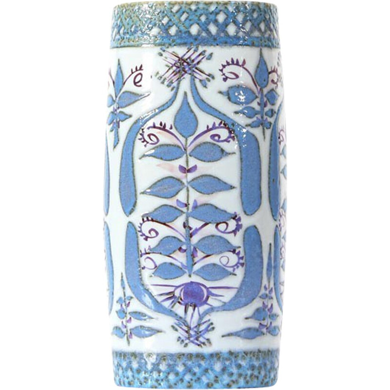 Vase vintage en céramique motif Tenera 4173115 pour Royal Copenhagen, 1960