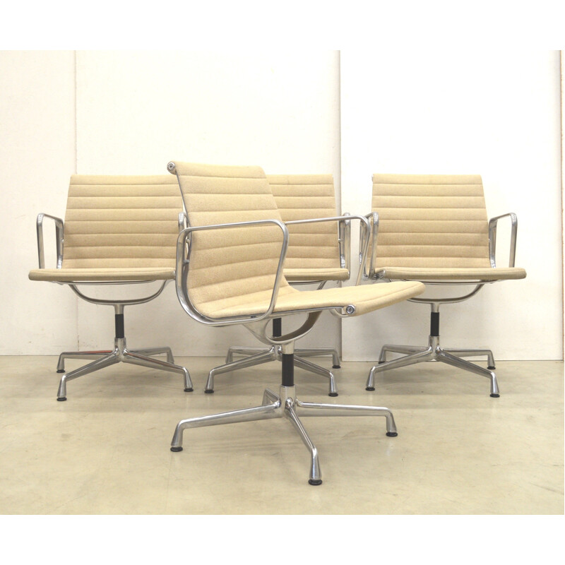 Set of 4 Alu Chair by Charles Eames for Vitra - 2000s