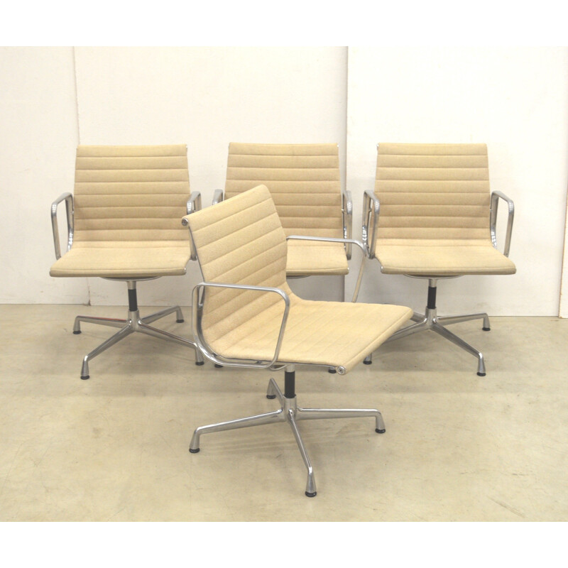 Set of 4 Alu Chair by Charles Eames for Vitra - 2000s