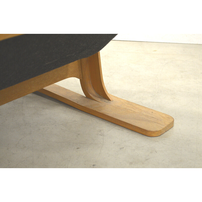 Vintage Black Chaise longue by Marcel Breuer for Isokon - 1950s 