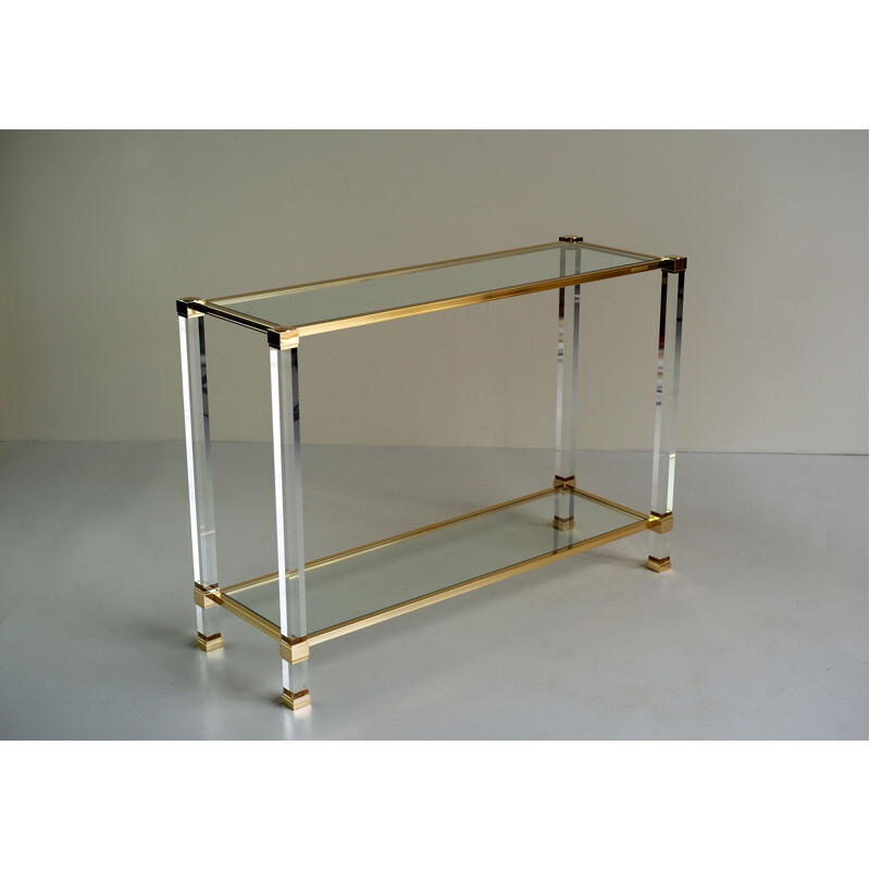 Vintage Plexiglass console by Pierre Vandel - 1980s