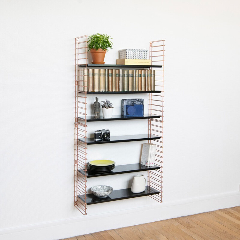 Modular metal shelving system 4 racks Tomado by A.DEKKER - 2000s