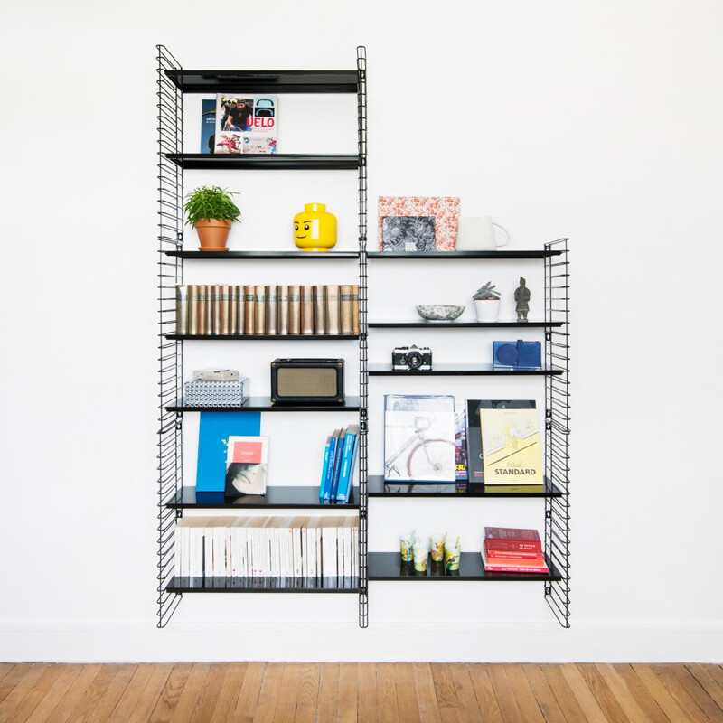 Modular metal shelving system Tomado 8 racks by Adriaan DEKKER - 2000