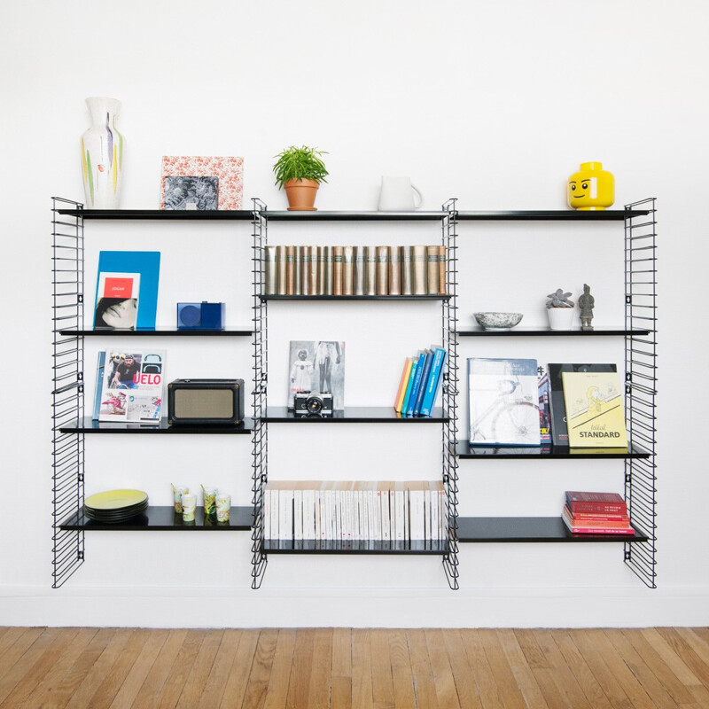 Modular metal shelving system Tomado 8 racks by Adriaan DEKKER - 2000