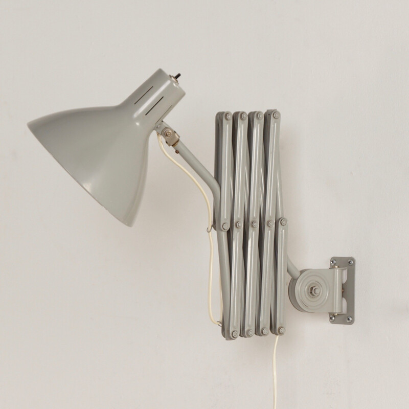 Industrial Scissors Wall Light 110 by H.Th.J.A Busquet for Hala - 1960s