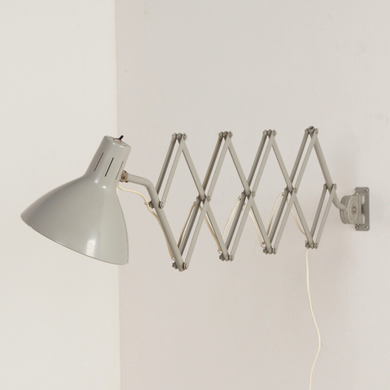 Industrial Scissors Wall Light 110 by H.Th.J.A Busquet for Hala - 1960s